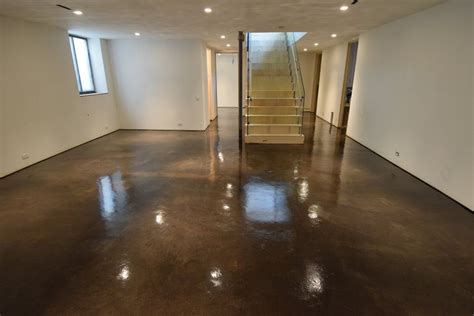 Stain Concrete Basement Floors Yourself – Flooring Tips