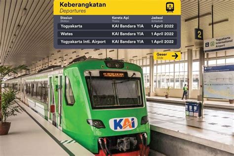 Catat, Harga Tiket Kereta Bandara YIA Berdasarkan Rute - Upah.co.id