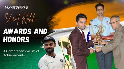 Virat Kohli Awards and Honors: A Comprehensive List of Achievements