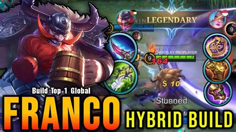 100% Deadly Hook Franco with Hybrid Build - Build Top 1 Global Franco ~ MLBB - YouTube