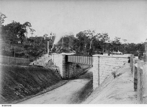 Bridge at Aldgate in South Australia in 1887. •State Library of South Australia• 🌹 | Australië