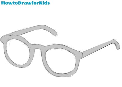 How to Draw Glasses - Easy Drawing Tutorial For Kids