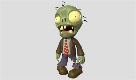 3D model Plants vs Zombies Basic Zombie VR / AR / low-poly rigged | CGTrader