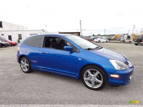 Vivid Blue Pearl 2005 Honda Civic Si Hatchback Exterior Photo #50167532 ...