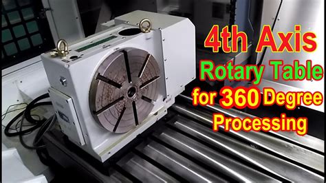 PRATIC CNC-4th Axis Rotary Table Achieve 360° Processing - YouTube