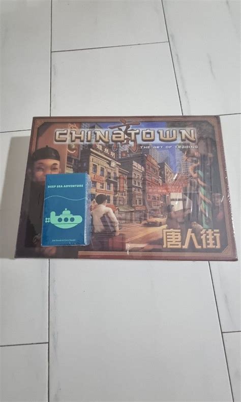 Chinatown Board Game + Deep Sea Adventure, Hobbies & Toys, Toys & Games on Carousell