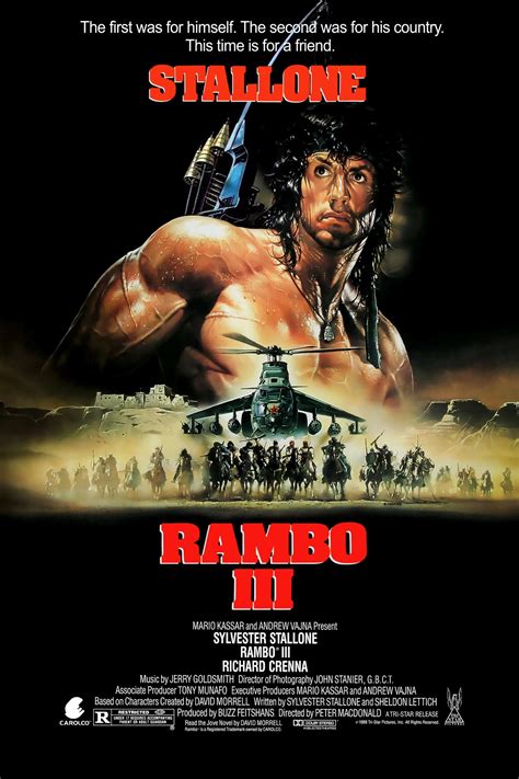 Rambo 3 Movie Poster Prints and Canvas Prints | Etsy