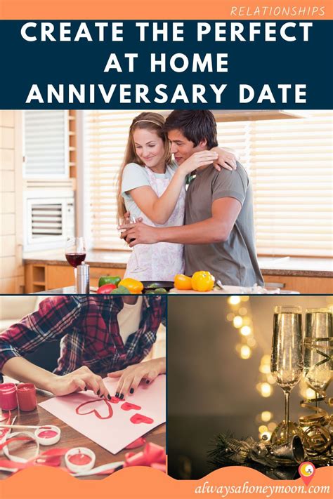 Your anniversary can be just as romantic (or even more) at home than if you were able to ...