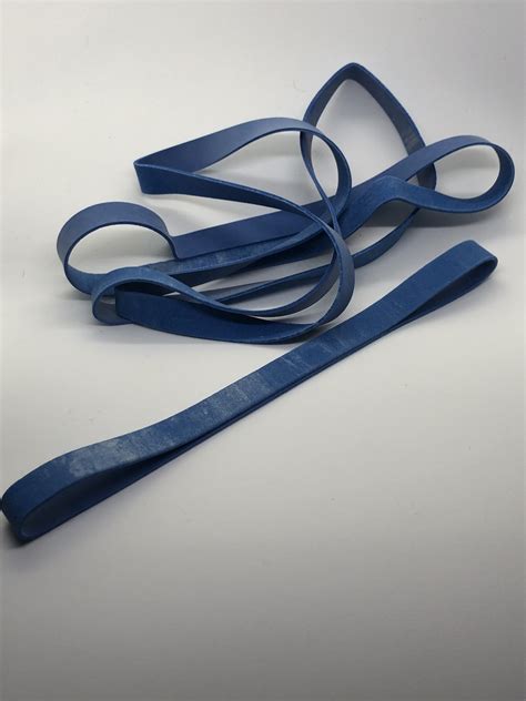 Industrial Rubber Bands | Blue Rubber Bands | 230x20mm