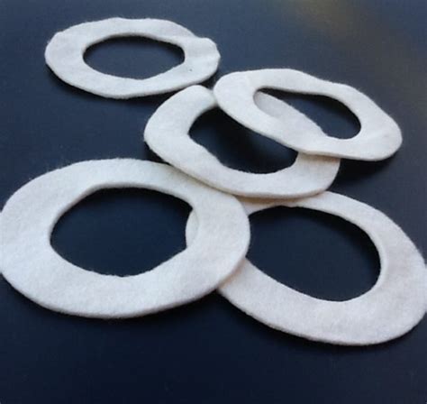 Felt Washers Felt 50mm Washers White Felt Washers