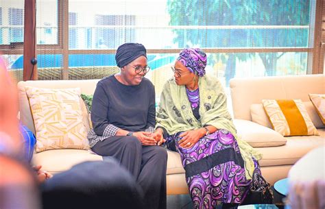 First Lady visits Akeredolu's widow | Premium Times Nigeria