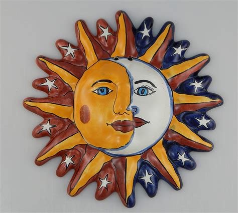 Sun And Moon Mexican Art