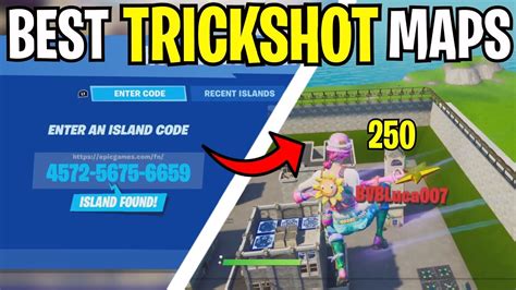 Top 5 BEST Fortnite Trickshot Maps With CODES! - YouTube