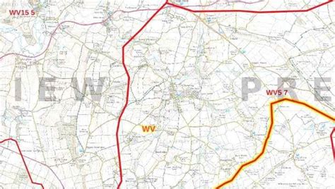 Wolverhampton Postcode Map (WV) – Map Logic