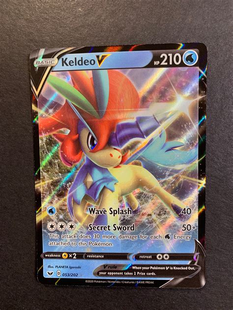 Keldeo V - 053/202 Ultra Rare - Sword and Shield – JAB Games13