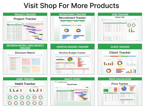 Project Tracker Google Sheet Template - Etsy