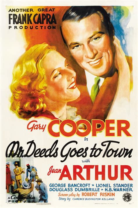 Mr Deeds Goes To Town Poster