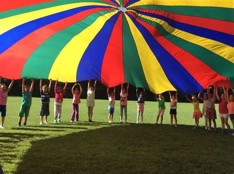 The rainbow parachute in grade school gym class that you flapped as hard as you could until your ...