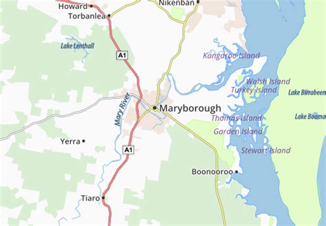 MICHELIN Maryborough map - ViaMichelin