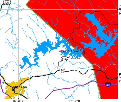 Nebo township, McDowell County, North Carolina (NC) Detailed Profile