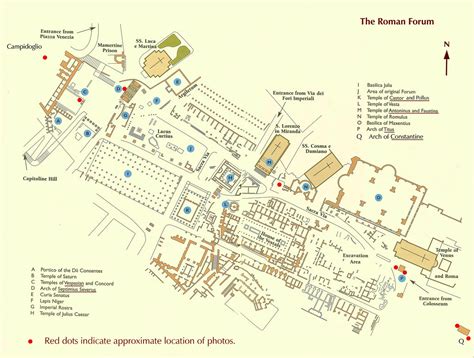 Roman Forum Location Map History Pictures Rome