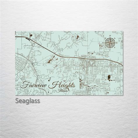 Fairview Heights, Illinois Street Map – Fire & Pine