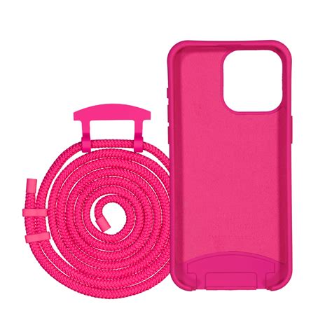 iPhone 15 Pro Max HOT PINK CASE + HOT PINK CORD – Zac+Gray