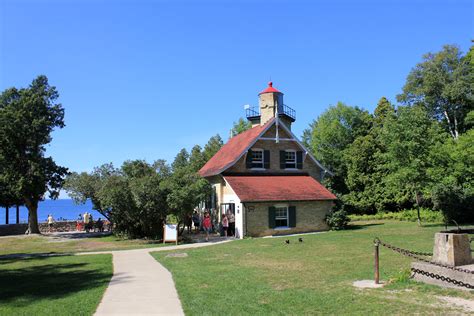 Lighthouse Landscape at Peninsula State Park, Wisconsin image - Free ...