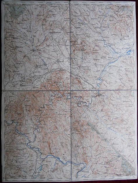 Original Military Topographic Detailed Map Eastern Macedonia Stip Штип ...