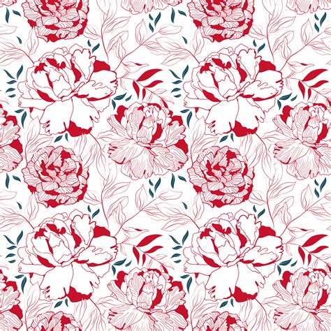 Red and White Floral Wallpapers - Top Free Red and White Floral ...