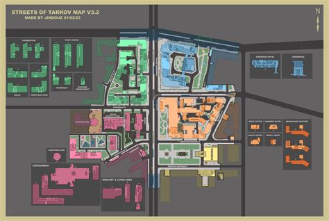 Streets Of Tarkov Map