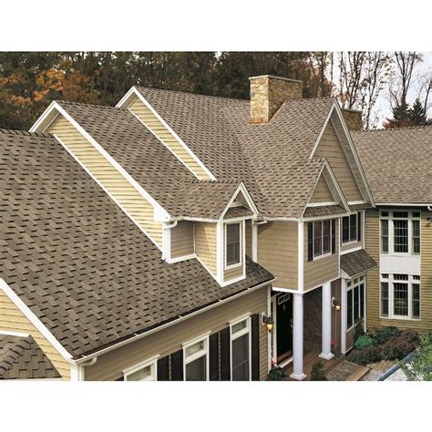 GAF Grand Sequoia 20-sq ft Weathered Wood Laminated Architectural Roof Shingles in the Roof ...