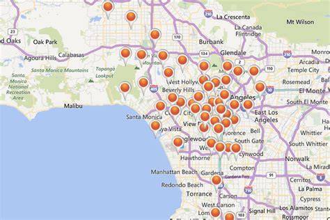 Los Angeles power outage map - Map of Los Angeles power outage ...