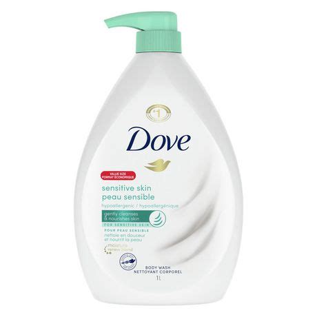 Dove Sensitive Skin Body Wash with Pump | Walmart Canada