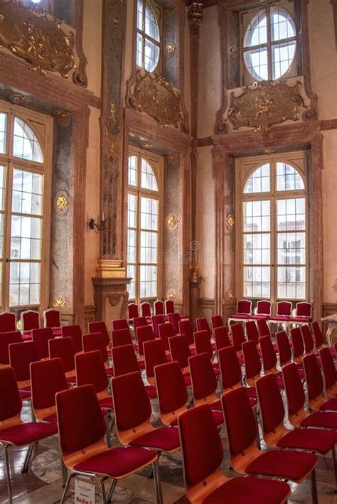 Interior of Mirabell Palace - European Barock Palace, Salzburg, Austria Stock Image - Image of ...