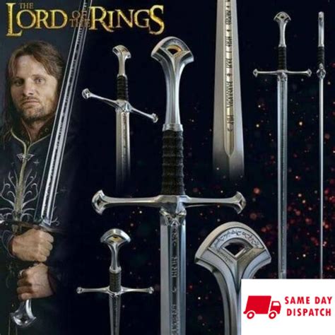 lord of the rings Anduril's sword lotr Narsil Sword of aragorn, aragorn's sword for Sale ...