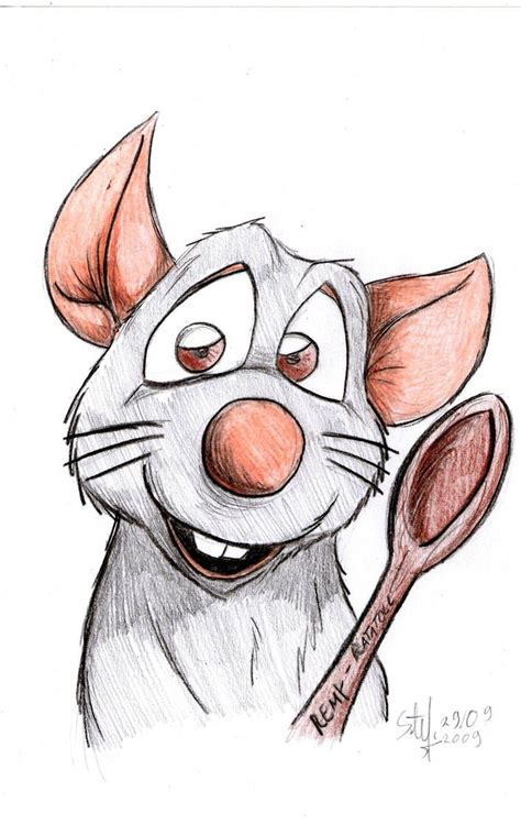 Remy ratatouille by Steff-Magalhaes in 2020 | Disney art drawings ...