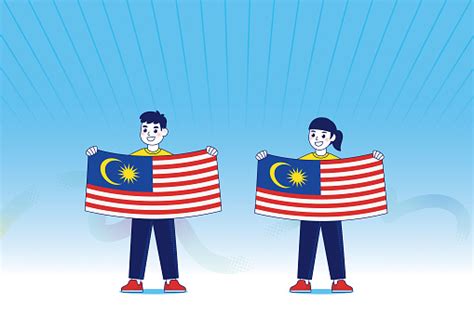 Malaysia Celebrates 66th Merdeka Day Parade Stock Illustration ...