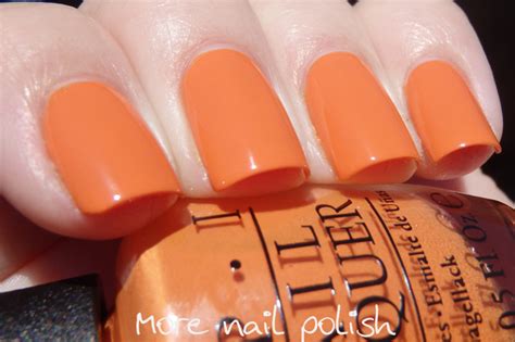 OPI & Coca-Cola - Green on the Runway, Your'e so Vain-Illa, Orange you stylish and Today I ...