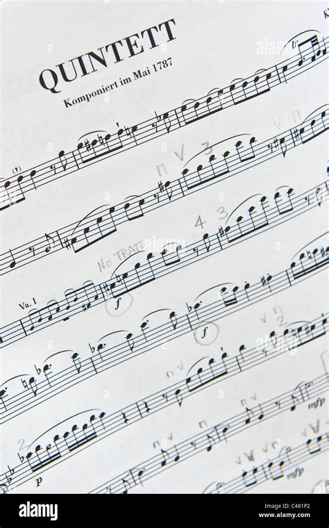 Music, score, sheet music Stock Photo - Alamy