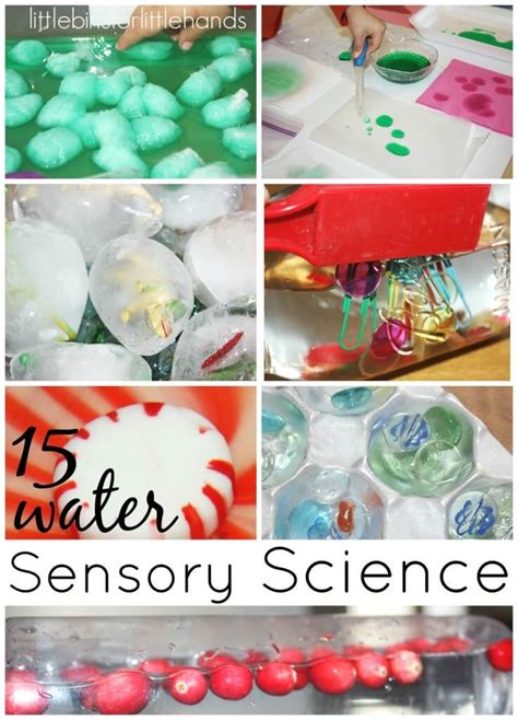 Water Sensory Science Activities for Kids Early Learning Play