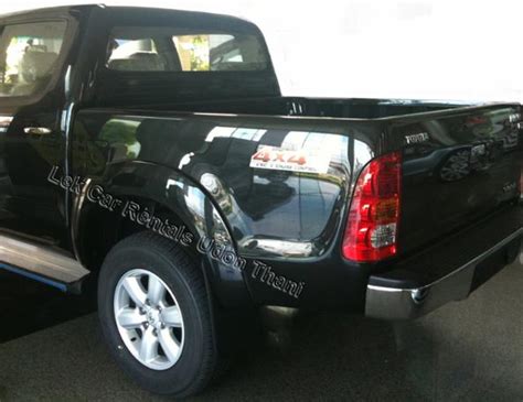 Toyota Hilux Vigo 3.0 Litre G 4 X 4 (VSC) Auto (Black) – Lek Car & Truck Rental Udon Thani 25% ...