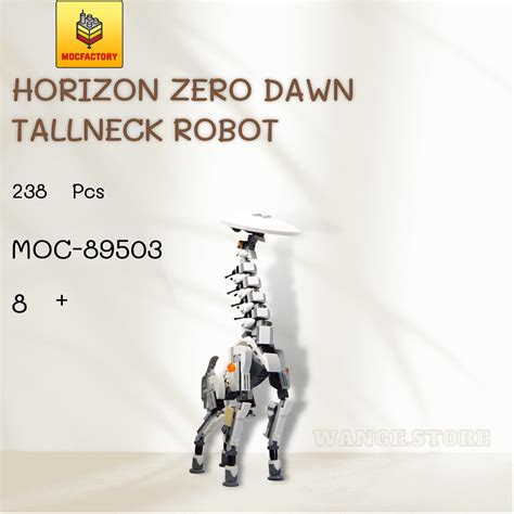 MOC Factory Creator Expert 89503 Horizon Zero Dawn Tallneck Robot | WANGE Block