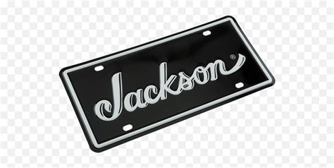 Jackson Guitars Logo License Plate - Jackson Guitars Png,Jackson ...