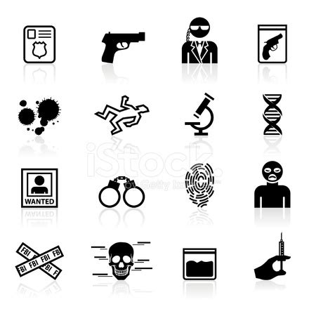 Black Symbols FBI & Forensics stock photos - FreeImages.com