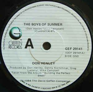 Don Henley – The Boys Of Summer (1984, Vinyl) - Discogs