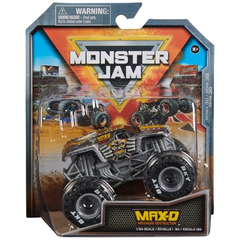 Monster Jam Max-D - 1:64 Scale Monster Trucks, Girl and Boy Toys - Walmart.com