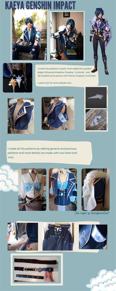 KAEYA COSPLAY TUTORIAL GENSHIN IMPACT | Cosplay tutorial, Cosplay diy, Cosplay