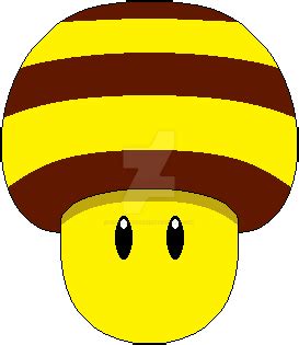 Super Mario Galaxy - Bee Mushroom by SuperMarioFan65 on DeviantArt