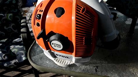 Stihl br 500 backpack blower - YouTube